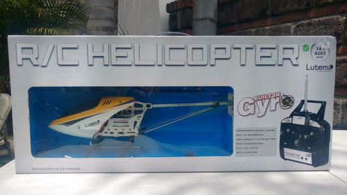 Helicoptero Rc Dron Lutema Grande  Control Remoto Envio Grat