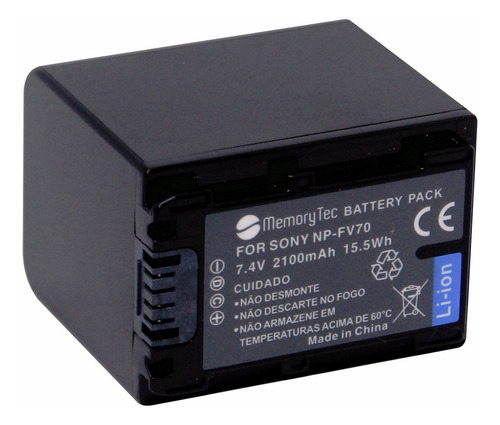 Bateria Np-fv70 Sony Hdr-xr160e Hdr-pj50ve Dcr-sr77e