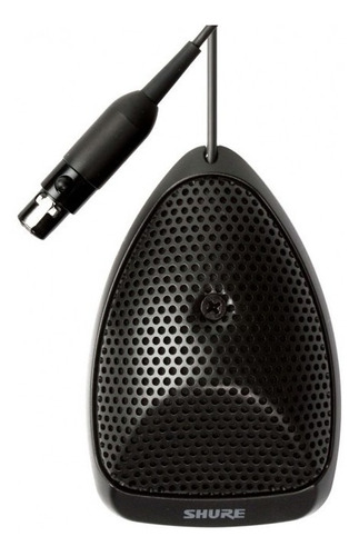 Microfono Condensador Shure Color Negro Cable Xlr Mx391b/pc