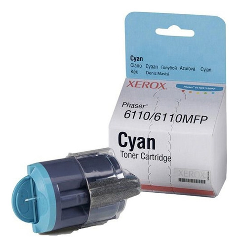 Toner Xerox Phaser 6110/6110mfp Cyan 106r01206