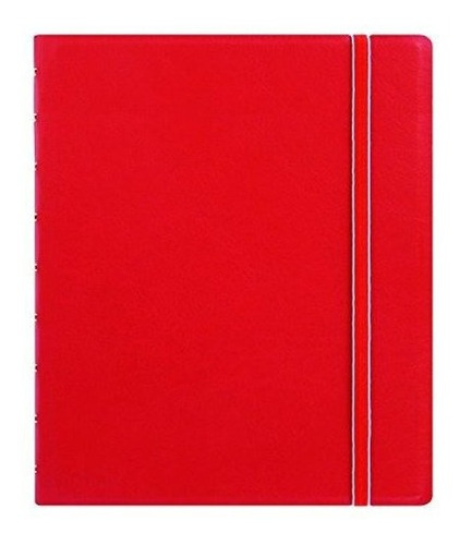 Cuaderno Recargable Filofax Clasico, 9.25  X 7.25  Rojo - E