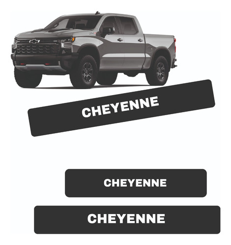 Sticker Protección De Estribos Puertas Cheyenne 4pzas