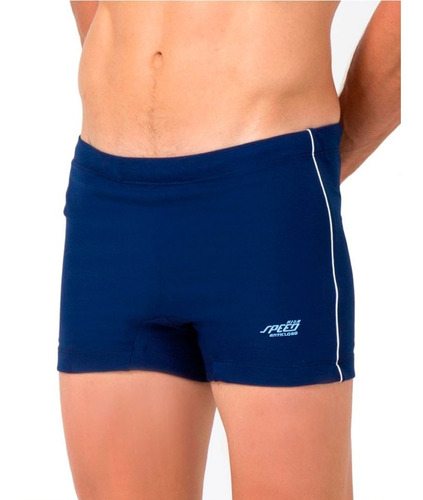 Short Baño Anticloro Suspenso Natacionr Hombre Speed