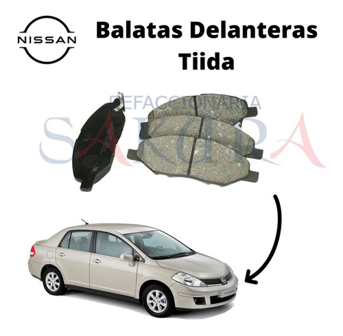 Balatas Disco Delanteras Tiida 1.8 2016 Fp