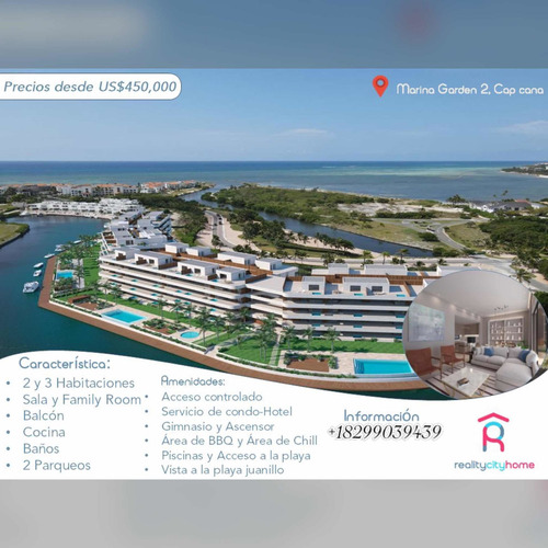 Imagen 2 de 8 de No Te Lo Pierdas, Marina Garden 2 Cap Cana, Bloquea $5,000us