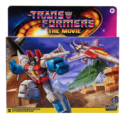 Transformers Retro Starscream Tf1986 Película G1 Air Command