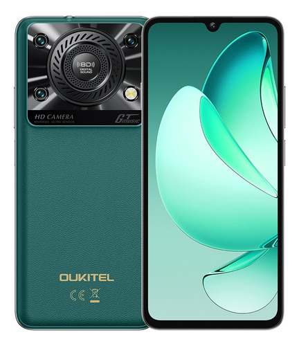 Celulares Oukitel C60 Pro 24gb Ram 256gb Rom Smartphones Resistentes 10000mah 18w Fast Charging Auriculares Type-c/fingerprint/android 15