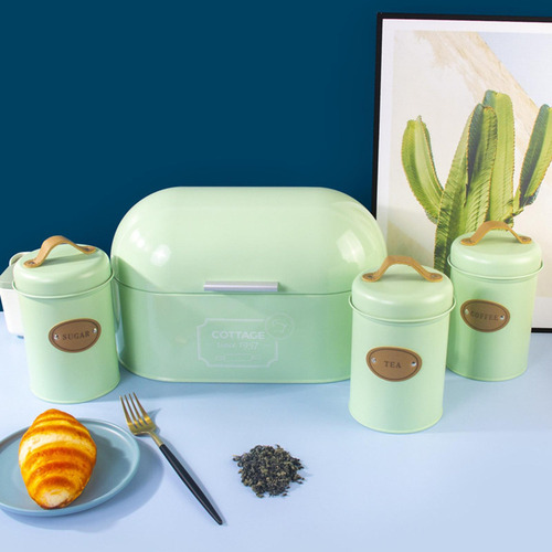 Caja De Pan Moderna Caja De Pan De Hierro Y Juego De