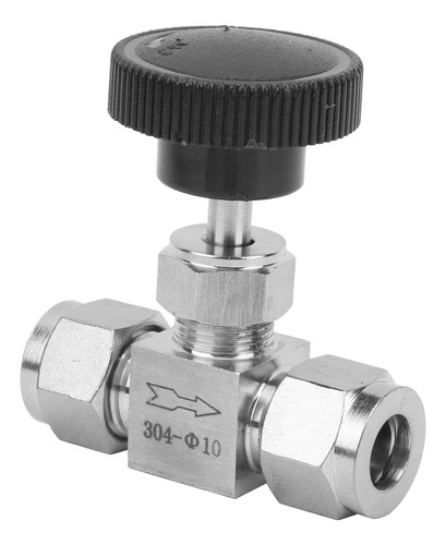 Válvula De Aguja De Acero Inoxidable F10 304 De 2 Vías De Al