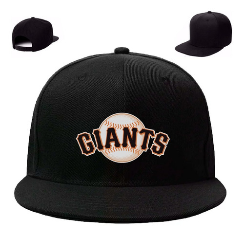 Gorra Plana New York Giants Logo Presente Beisbol Phn