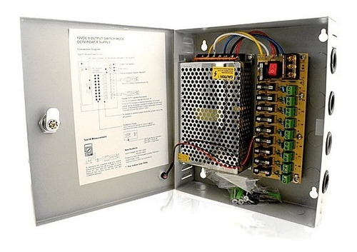 Fuente De Poder Centralizada 9 Canales 6 Meses De Garantía 