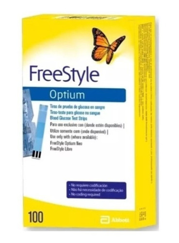 Tiras Reactivas Freestyle Optium Neo X 100