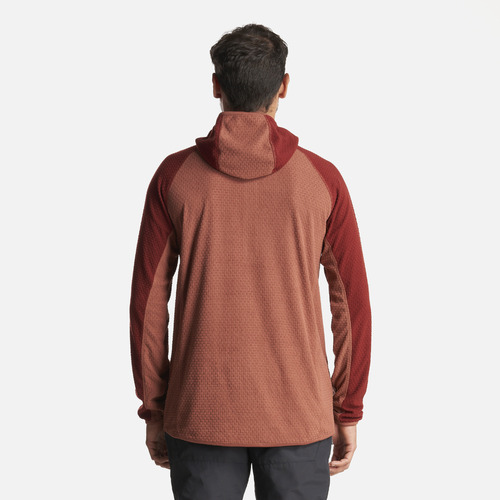 Poleron Hombre Jacaranda Nano-f 1/4 Zip Terracota Lippi