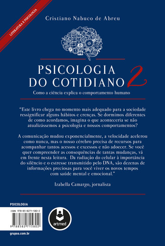 Psicologia do Cotidiano 2: Como a Ciência Explica o Comportamento Humano, de Abreu, Cristiano Nabuco de. Editorial Artmed Editora Ltda., capa mole em português, 2019