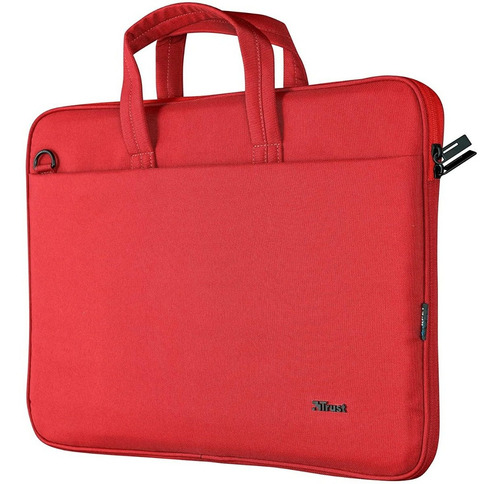 Bolso Maletin Notebook 16 Pulgadas Trust Bologna Eco Backup Color Rojo