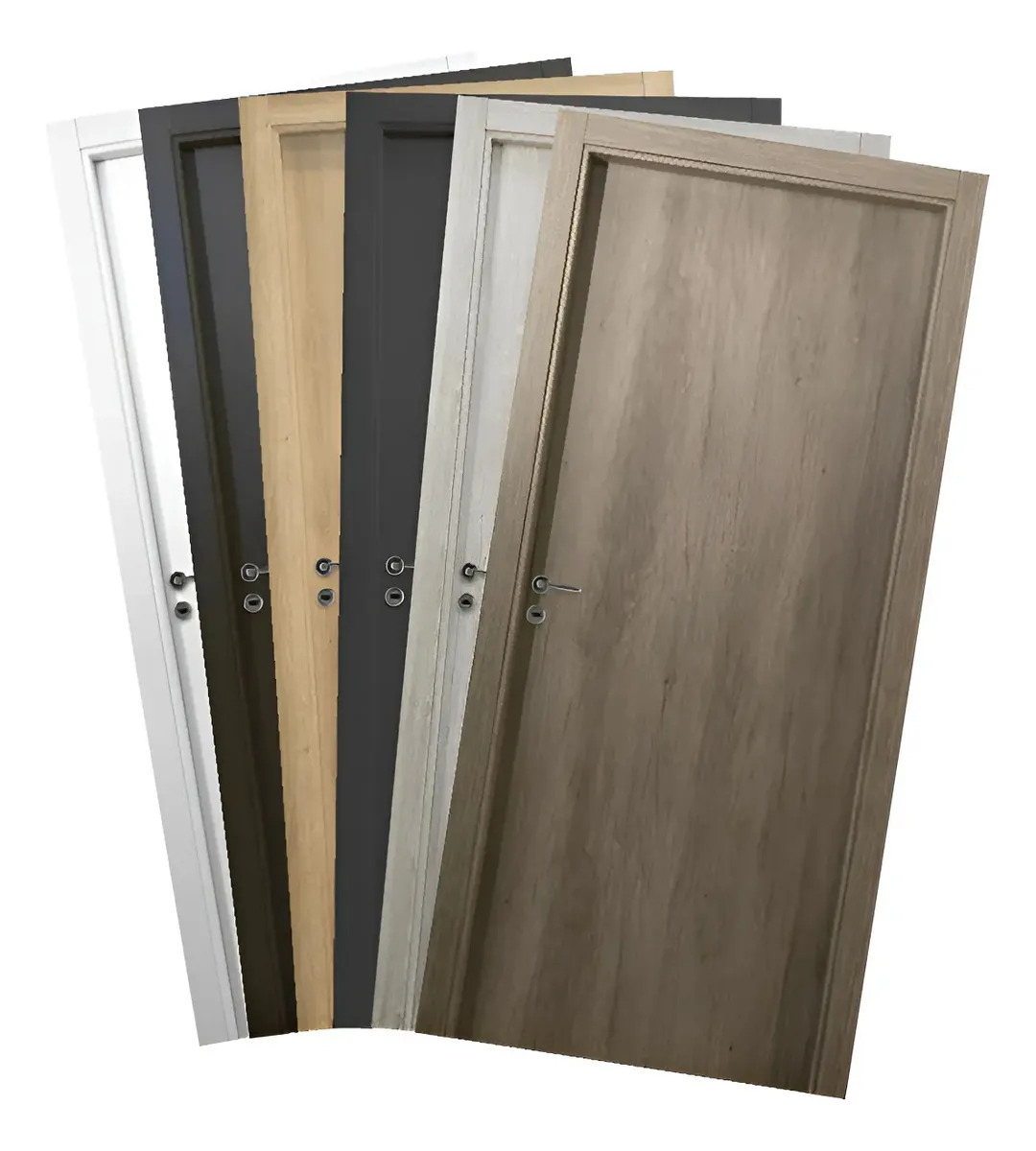 Puerta Placa Oblak Tekstura 80-10 Wengue Blanca Nogal Roble Marrón Oscuro