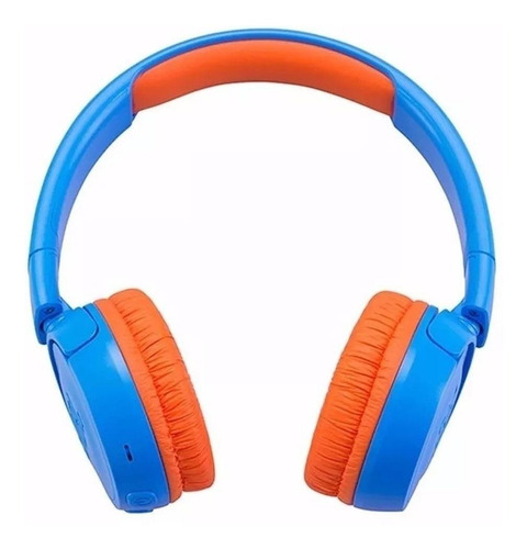 Imagem 2 de 4 de Fone de ouvido on-ear JBL JR300BT rocker blue