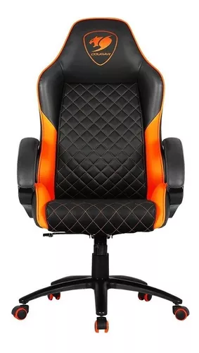 Cadeira de escritório Cougar Armor Titan Pro gamer ergonômica preta e royal  com estofado de couro sintético y suede