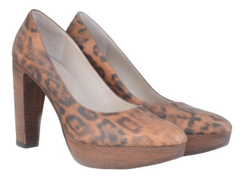 Imagen 3 de 6 de Zapatos Tacos De Cuero De Mujer - Zoe - Ferraro