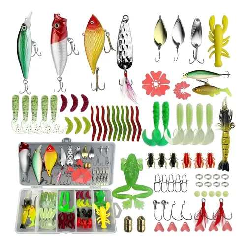 Kit 78 Iscas Artificiais Multicolorido