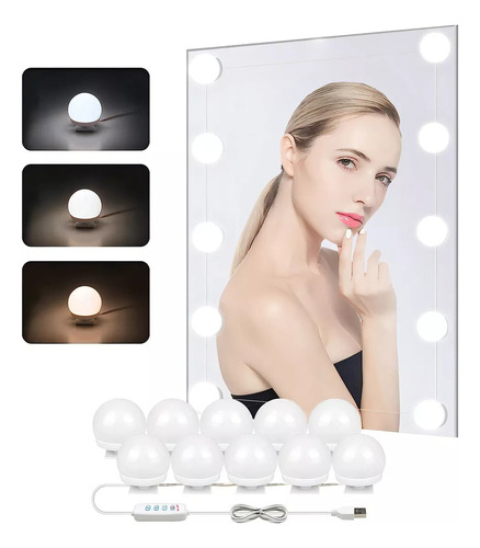 Q Luces-bombillas Extensión For Tocador Con Espejo