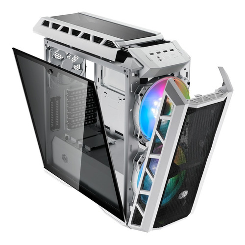 Imagen 2 de 8 de Gabinete Cooler Master H500p Mesh Mastercase White Blanco