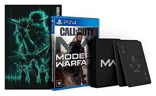 Call Of Duty Modern Warfare Ps4 Físico + Pôster + Baralho