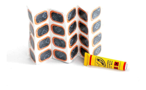 Imagen 3 de 4 de Caja De Parches Cold Patch Para Bicicleta 48 Piezas