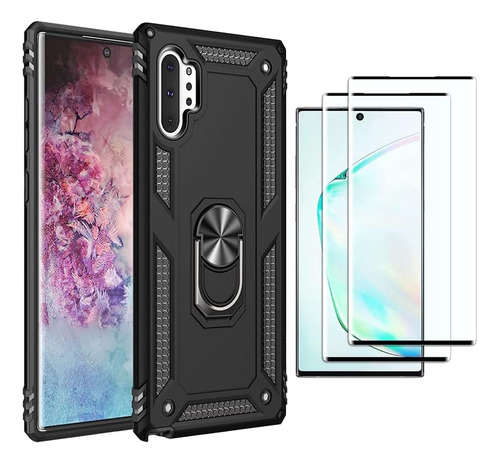 Funda Anticaída Golpes Para Samsung Galaxy Note10+ + 2 Mica