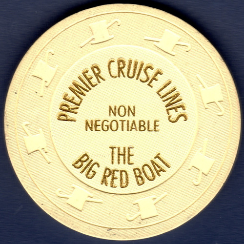 Ficha Token De Premier Cruise Lines Crucero The Big Red Boat