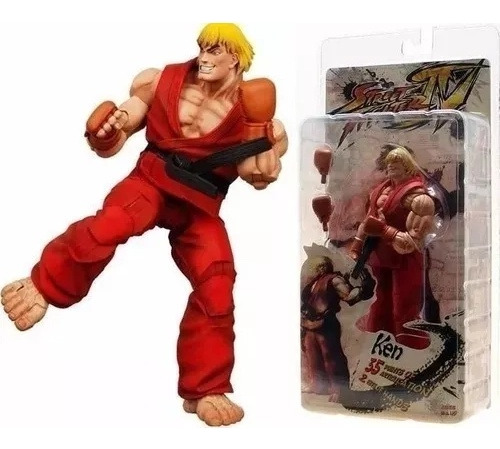 Figura De Acción Ken Street Fighter Neca 18cm