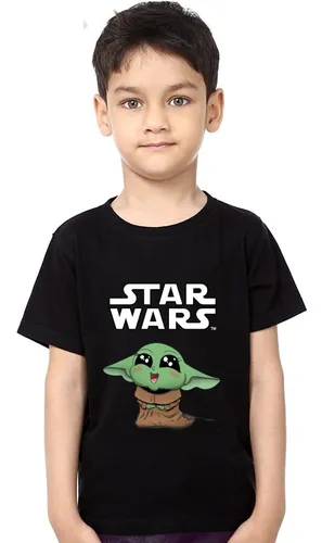 Playera Para Ni o O Ni a Grogu baby Yoda Star Wars