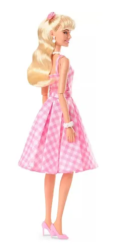 Mu eca Barbie La Pelicula Margot Robbie Vestido Rosa J Env o
