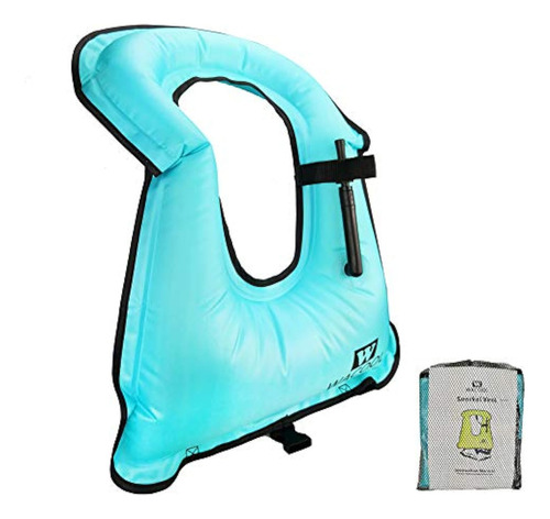 Wacool Inflatable Snorkel Diving Swimming Scuba Vest Jacket