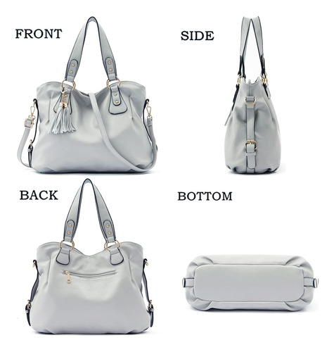 Set De Bolsos Y Carteras Quiyuer Para Mujer Tote Bandbags La