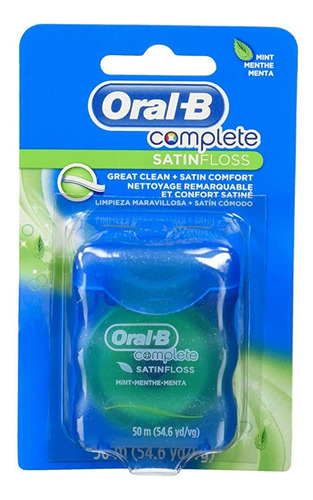 Oral B Hilo Satinado - Menta - 55 Yardas, 1 Unidad