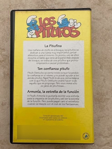 Vhs - Los Pitufos 1 (Usado)