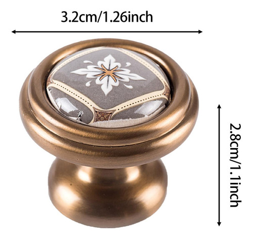 Estanterías De Mango Del Gabinete Hardware 3,2 Cm X 2,8 Cm