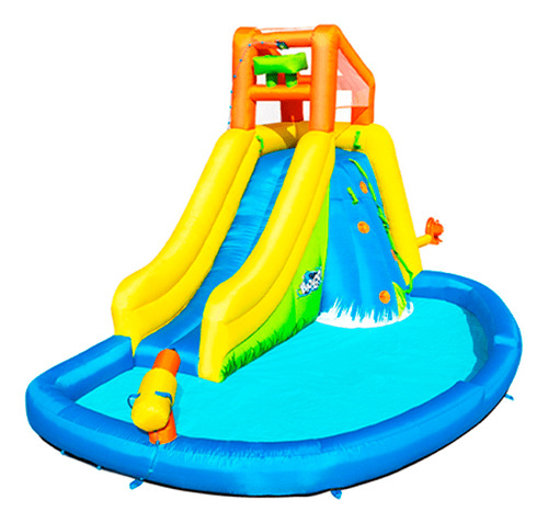 Parque Acuático Alberca Inflable Montaña Splash Infantil