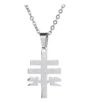 Comprar Cadena Con Colgante Cruz De Caravaca Plateado  (protección)