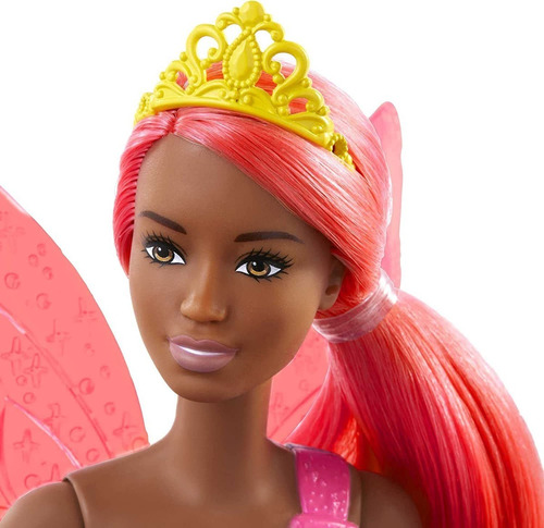 Barbie Dreamtopia Hadas Corona Y Alas Desmontables