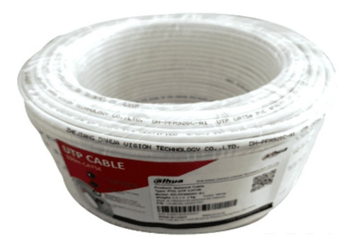 Cable Utp Cat5e 100% Cobre /blanco /para Video Y Redes 100m