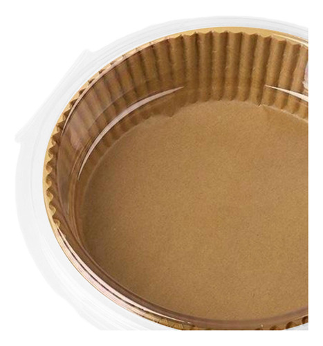 100 Uds.-revestimientos De Papel Impermeables, 20cm Marrón