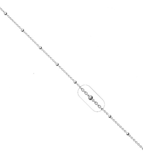 Pulsera Forzantina Pepita 2.5mm En Plata 925