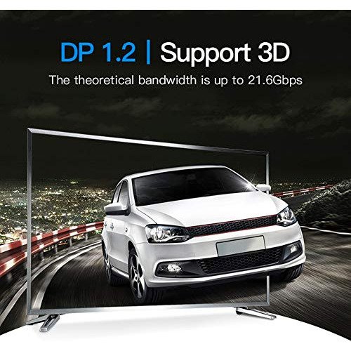 Cable Displayport Vention De 1 M/3 Pies Cable Dp A Dp 1.2 (