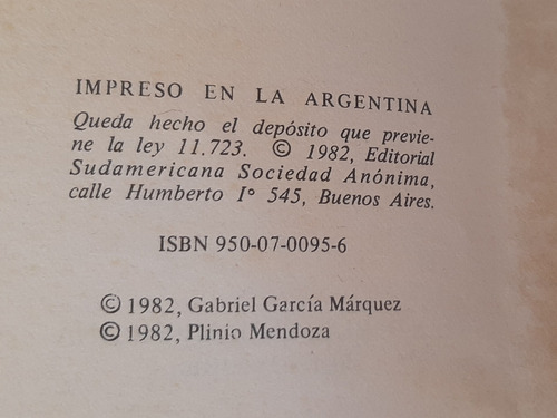 El Olor De La Guayaba Gabriel Garcia Marquez Sudameric 1982