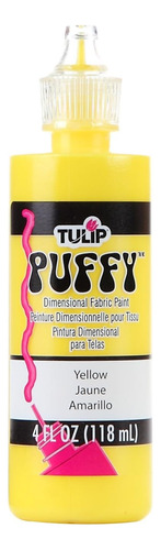 Pintura Para Tela Dimensional Tulip 118ml Amarillo Puffy