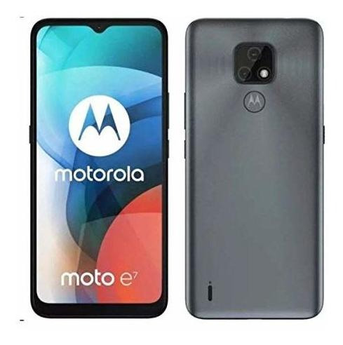 Moto E7, Gris Mineral, Smartphone De 6.5 , Android 10.0 P, E