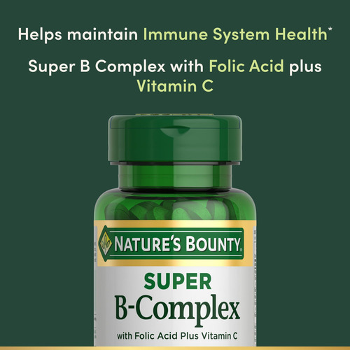 Suplemento Nature's Bounty Super B Complex Com Mais Vitamina