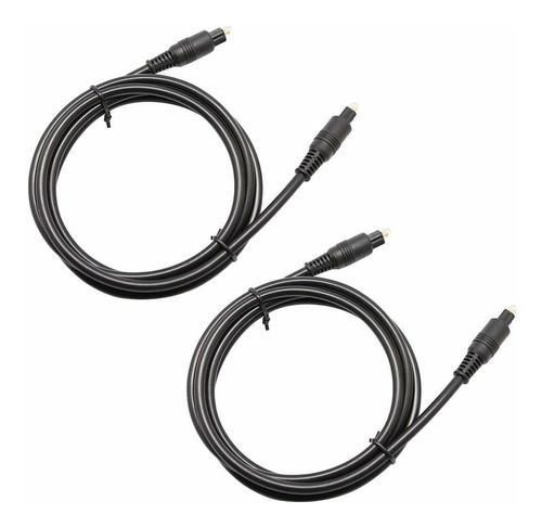 Cables De Audio Optico Digital Toslink Macho A Macho, 1,8 M